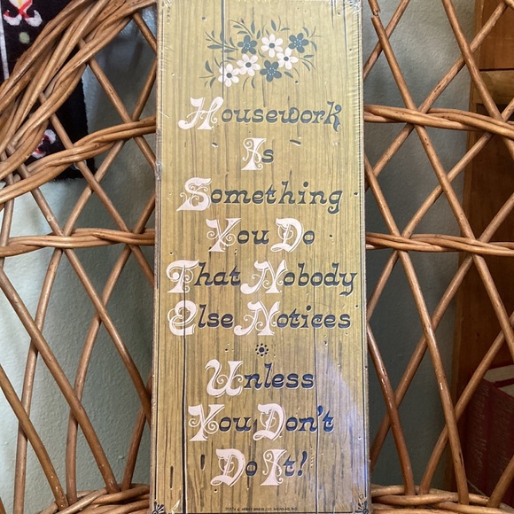 vintage 70s Abbey Press funny groovy kitchen wall decor - Picture 2 of 10